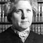 Black and white photograph of Minnesota Supreme Court Associate Justice Rosalie Wahl, 1978. Photograph by Kathy Drazen.