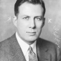 Black and white photograph of future chief justice Warren Burger, ca. 1936.