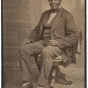 Sepia-colored photograph of Charles Bonga