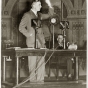 Floyd Olson delivering speech, 1932