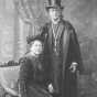 Black and white photograph of Bishop Henry B. Whipple and Evangeline Marrs Simpson Whipple, 1898.