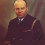 Color image of Harold Stassen in his U.S. Naval Reserve uniform, c. 1945.