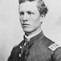 Black and white photograph of Albert Alonzo Ames, ca. 1862.
