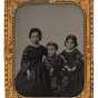 Daguerreotype of the children of Mary Elizabeth Bronson and William Gates LeDuc 