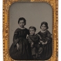 Daguerreotype of the children of Mary Elizabeth Bronson and William Gates LeDuc 