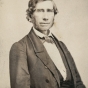 Black and white photograph of Stephen R. Riggs, 1862. Photographed by Whitney’s Gallery.