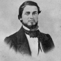 Black and white photograph of trader Andrew Myrick, c.1860.