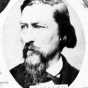Black and white photograph of Wilhelm Pfaender, ca. 1870.  