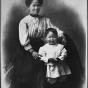 Liang May Seen with her son, Howard.