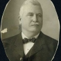 Black and white photo print of police chief John O'Connor, c. 1900.