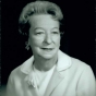 Black and white photograph of Helen E. (Davis) McMillan of Austin, ca.1972.