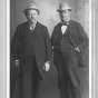 James Madison Bowler (with cane) and Leonard A. Rosing, c.1900.