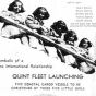 A newspaper ad for the “Quint Fleet” launching of five boats into the Twin Ports. Used with the permission of the National World War II Museum.