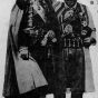 Black and white photograph of Count Rovigno (left) with an unidentified man, possibly Nicholas I, King of Montenegro, c.1922.