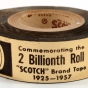 photograph of the commemorative 2 billionth roll of Scotch-brand tape