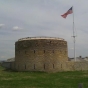 Color image of the restored Historic Fort Snelling. Round Tower, c.2008