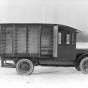 Photograph of the Egekvist Bakery truck in Minneapolis, 1921.