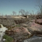 Color image of the Blue Mounds State Park, Upper Dam, ca. 1990s.