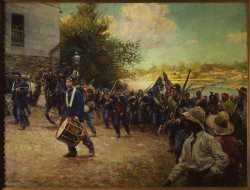 Third Minnesota Volunteer Infantry Entering Little Rock