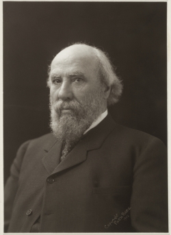 Black and white photograph of James J. Hill, 1902. Photograph by Pach Brothers.