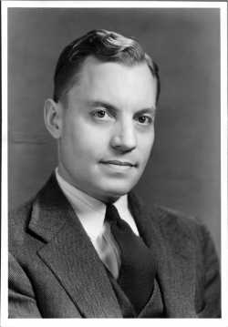 Black and white photograph of Dr. Ancel Keys, 1946.