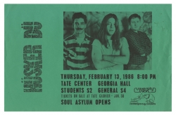 Hüsker Dü concert poster, 1986