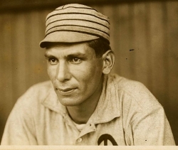 Black and white photograph of Charles Bender, 1911. 