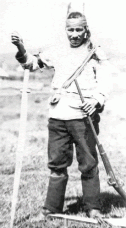 Black and white photograph of John Beargrease.