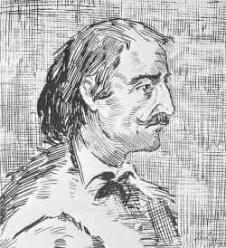 Sketch of Pierre-Esprit Radisson, undated. 