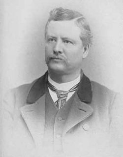 Black and white photograph of Dr. Albert Alonzo Ames, ca. 1890.