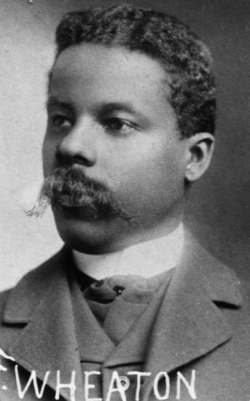 Black and white photograph of John Frank Wheaton, c.1899. 