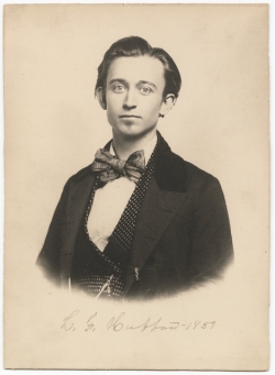 Photograph of Lucius F. Hubbard, 1857. 