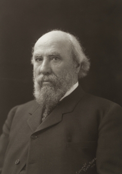 Black and white photograph of James J. Hill, 1902. Photograph by Pach Brothers.