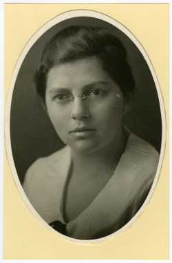 Portrait of Ruth Boynton from 1920.