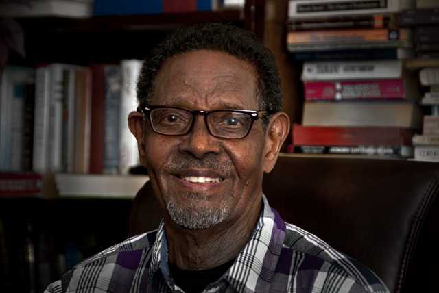 Photograph of Abdirizak Haji Hussein, a  former prime minister of Somalia and a Minneapolis resident until his death in 2014.