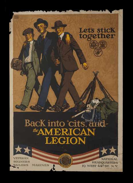 American Legion Poster, ca. 1919. 