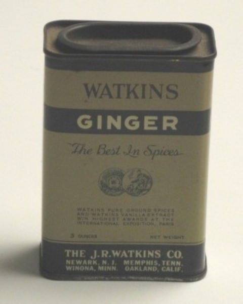 Ginger spice canister