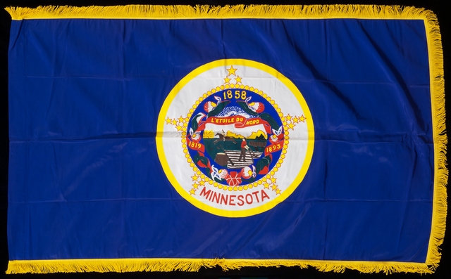 Minnesota state flag, ca. 1968