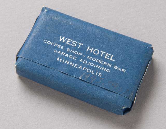 West Hotel soap bar (back)