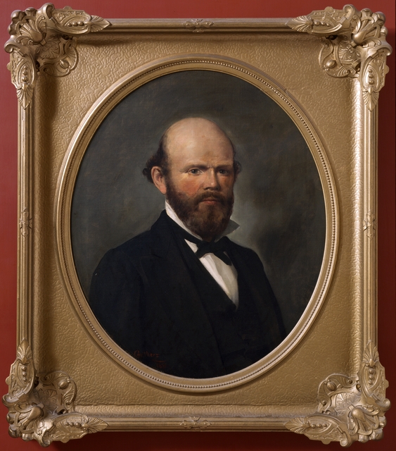 Color image of an oil on canvas painting of William Rainey Marshall, 1881.