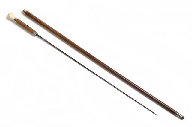 Walking stick used by Jean-Baptiste Faribault