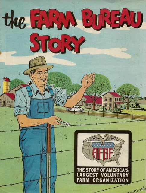 Color image of a Farm Bureau story booklet, 1950s.