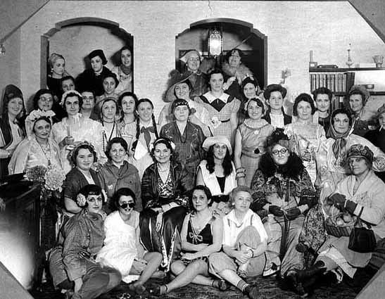 Black and white photograph of Adath Jeshurun Women's League, Minneapolis, c.1930.