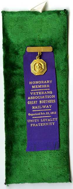 Great Northern Railways Veterans’ Association badge