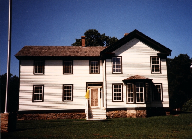 Color image of the Banfill Tavern/Locke House, 1989.