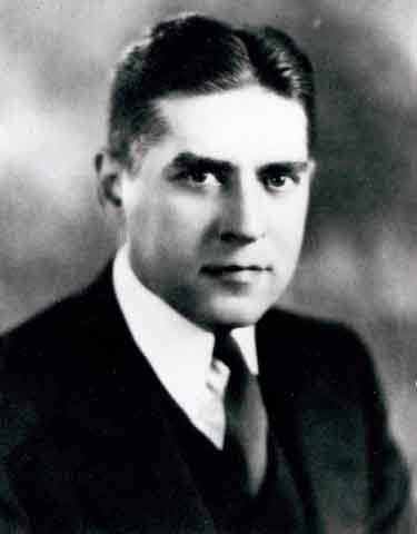 Black and white portrait of Albert I. Gordon, c.1930, Rabbi of Adath Jeshurun Congregation in Minneapolis 1930-1946.