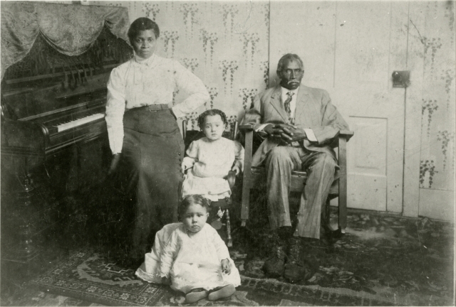 Prince and Nancy Honeycutt with their granddaughters 