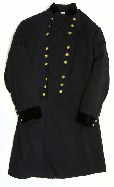 Color image of United States Army major general's frock coat worn by Henry H. Sibley, c.1865.