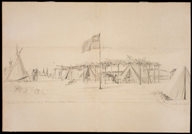 Camp at Traverse des Sioux