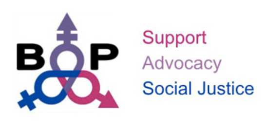 Bisexual Organizing Program (BOP) logo